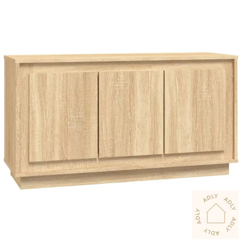 Skjenk Sonoma Eik 102X35X55 Cm Konstruert Tre