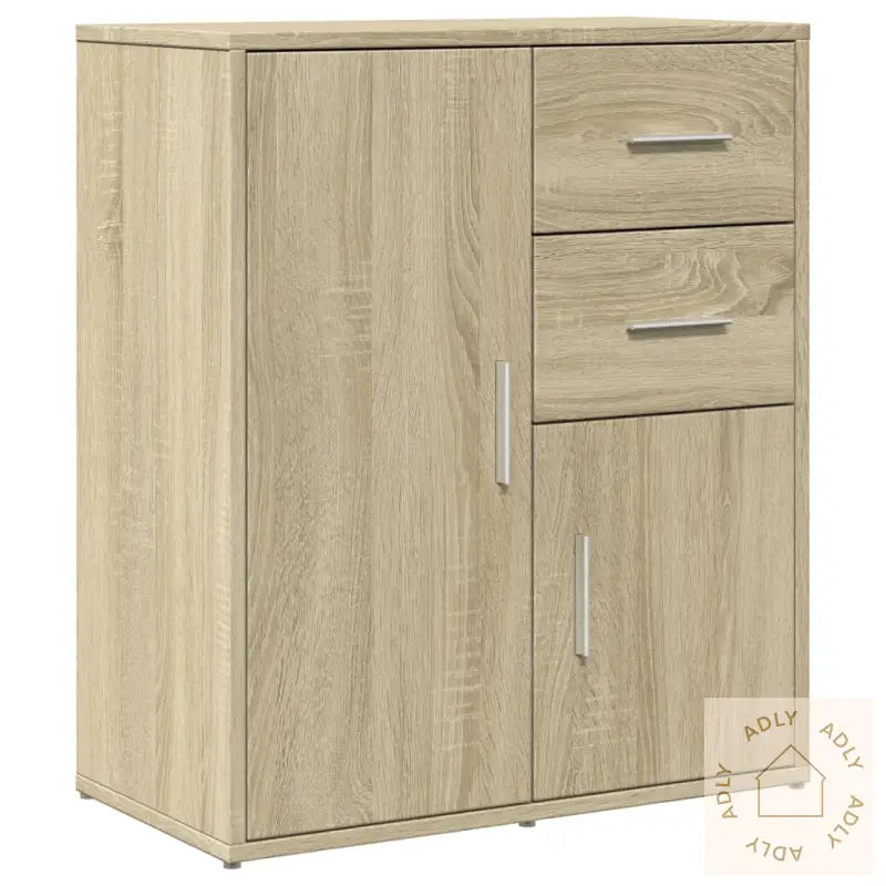Skjenk Sonoma Eik 60X31X70 Cm Konstruert Tre