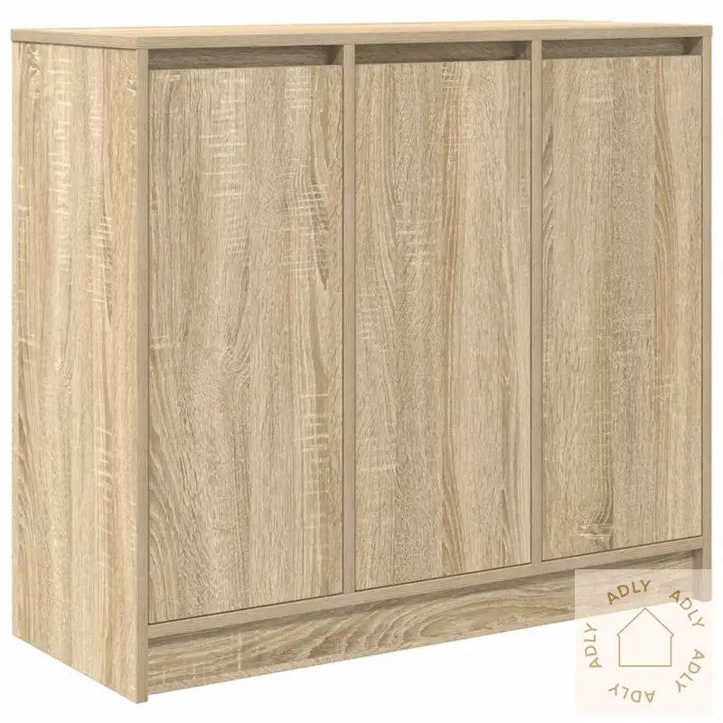 Skjenk Sonoma Eik 85X34X76 Cm Konstruert Tre