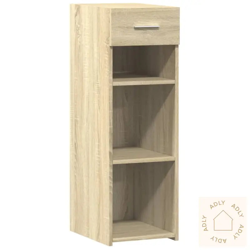 Skjenk Sonoma Eik 30X42,5X93 Cm Konstruert Tre