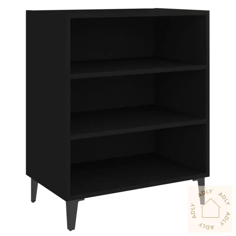 Skjenk Svart 57X35X70 Cm Konstruert Tre