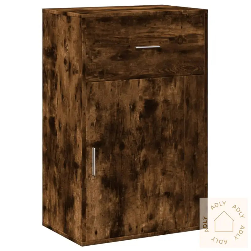Oppbevaringsskap Røkt Eik 56,5X39X90 Cm Konstruert Tre