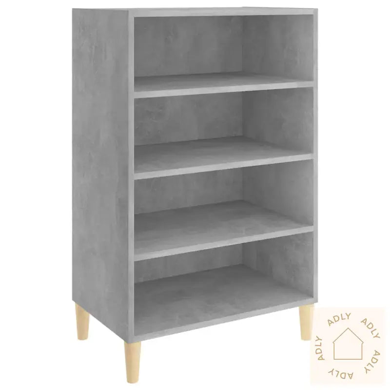 Skjenk Betonggrå 57X35X90 Cm Konstruert Tre