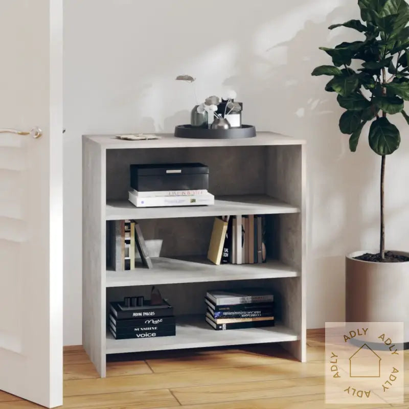Skjenk Betonggrå 70X40,5X75 Cm Konstruert Tre