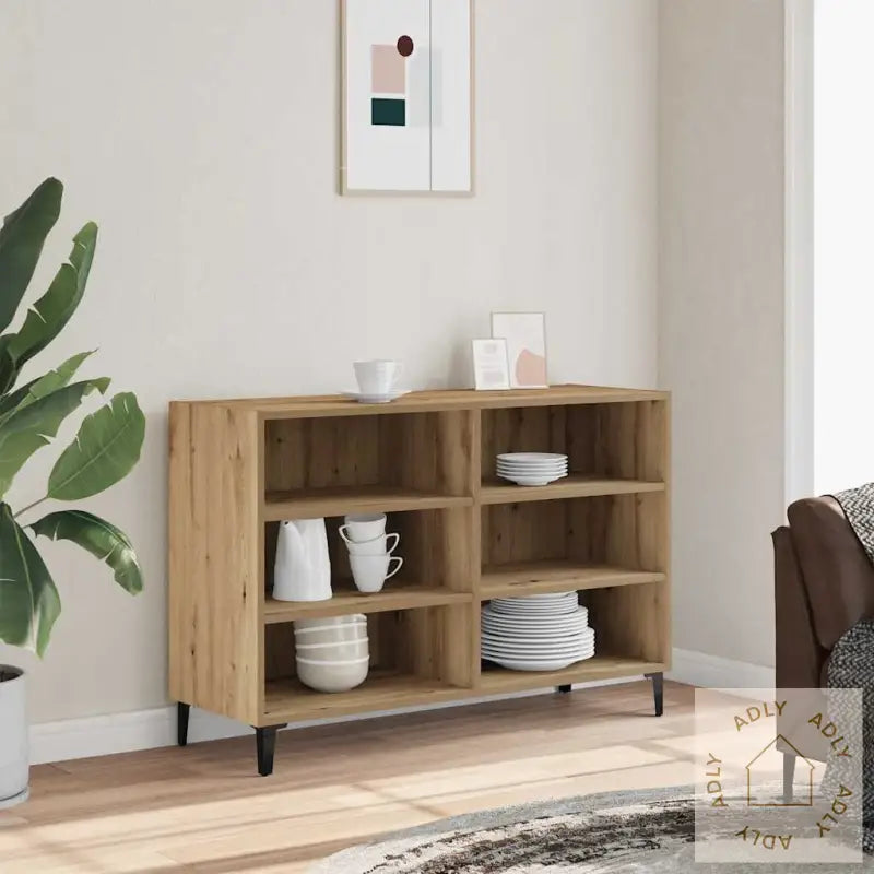 Skjenk Artisan Eik 103,5X35X70 Cm Konstruert Tre