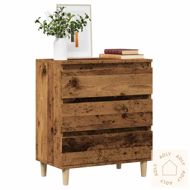 Skjenk Gammelt Tre 60X35X70 Cm Konstruert Tre