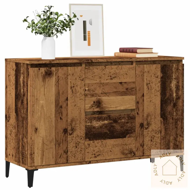 Skjenk Gammelt Tre 102X35X70 Cm Konstruert Tre