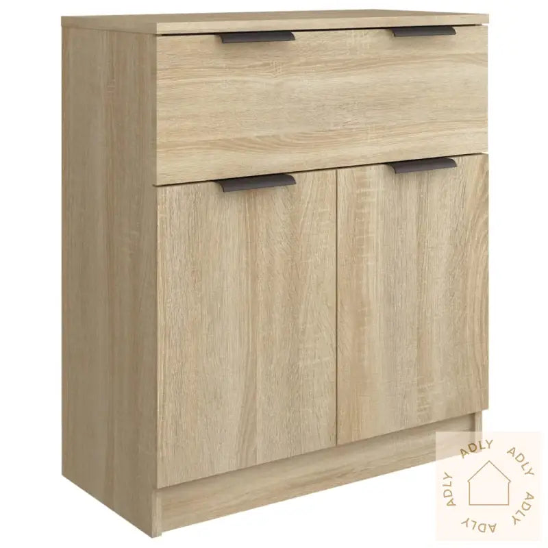 Skjenk Sonoma Eik 60X30X70 Cm Konstruert Tre