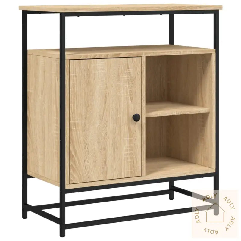 Skjenk Sonoma Eik 69X35X80 Cm Konstruert Tre
