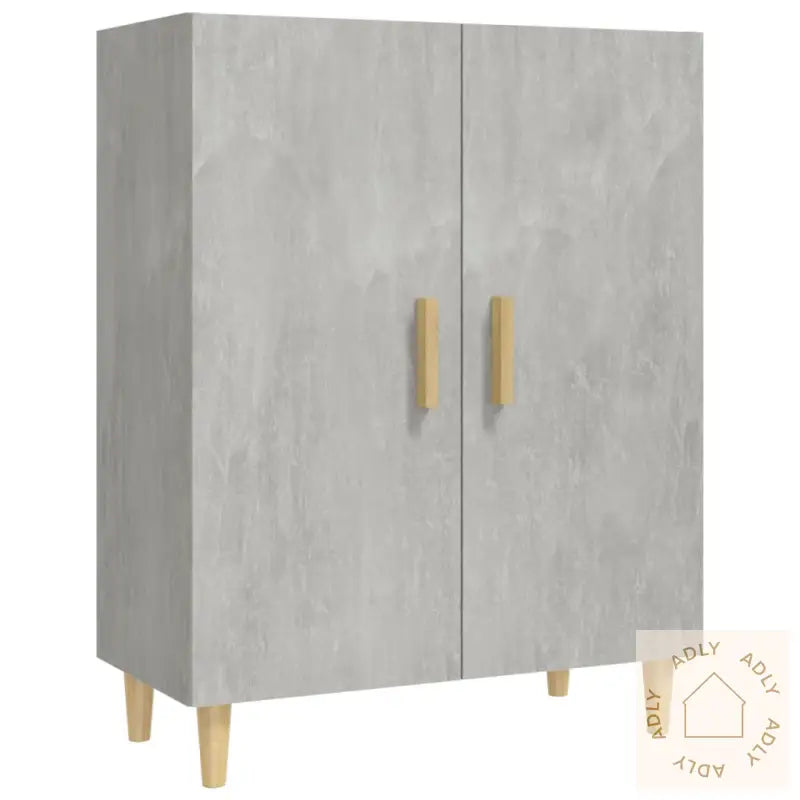 Skjenk Betonggrå 70X34X90 Cm Konstruert Tre