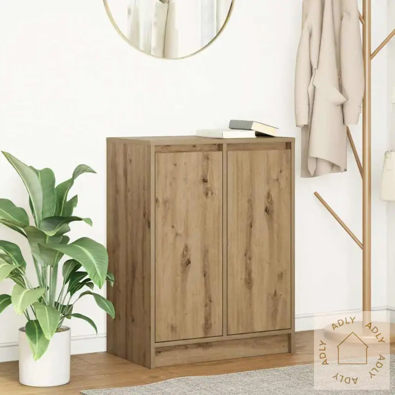 Skjenk Artisan Eik 57X34X76 Cm Konstruert Tre