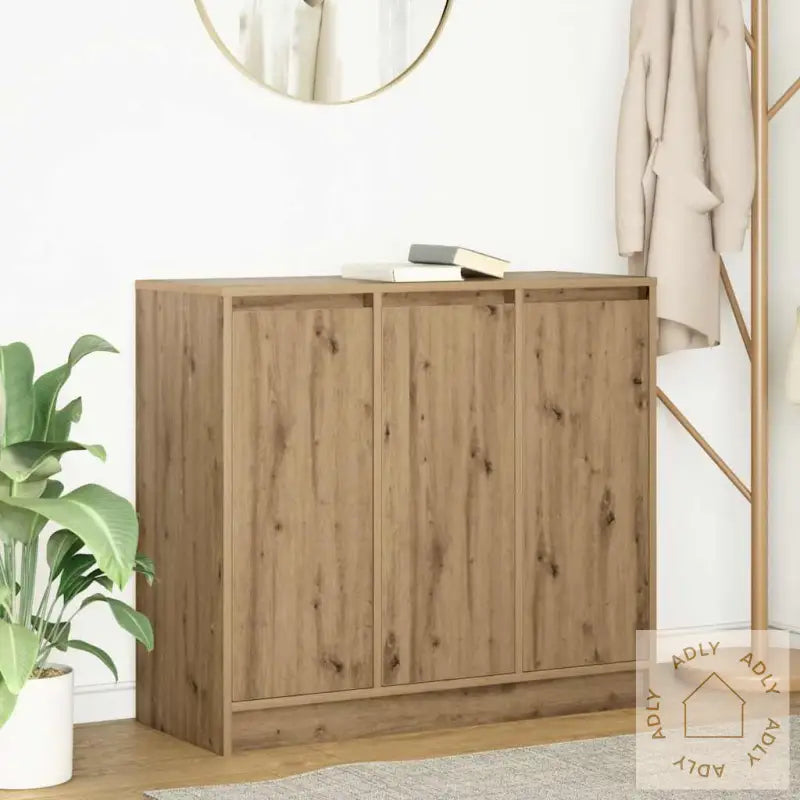 Skjenk Artisan Eik 85X34X76 Cm Konstruert Tre