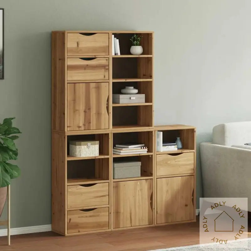 Sideskap 5 Stk Odda 40X24X79 Cm Heltre Furu