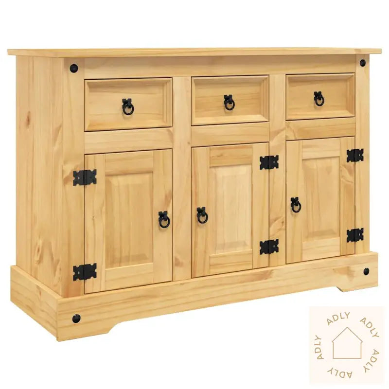 Bokhylle Corona Brun 112X44X78 Cm Heltre Meksikansk Furu