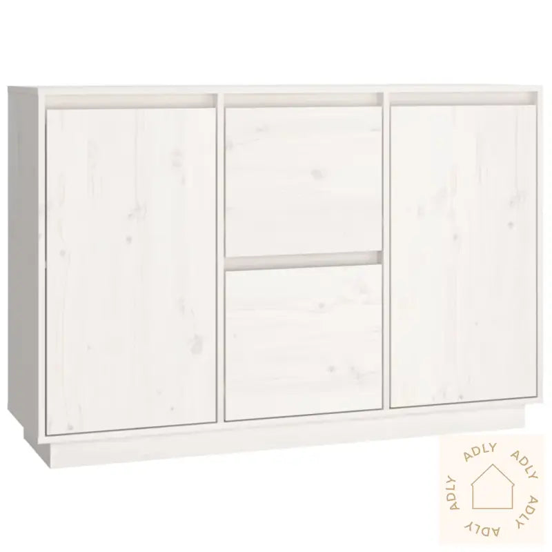 Skjenk Hvit 111X34X75 Cm Heltre Furu