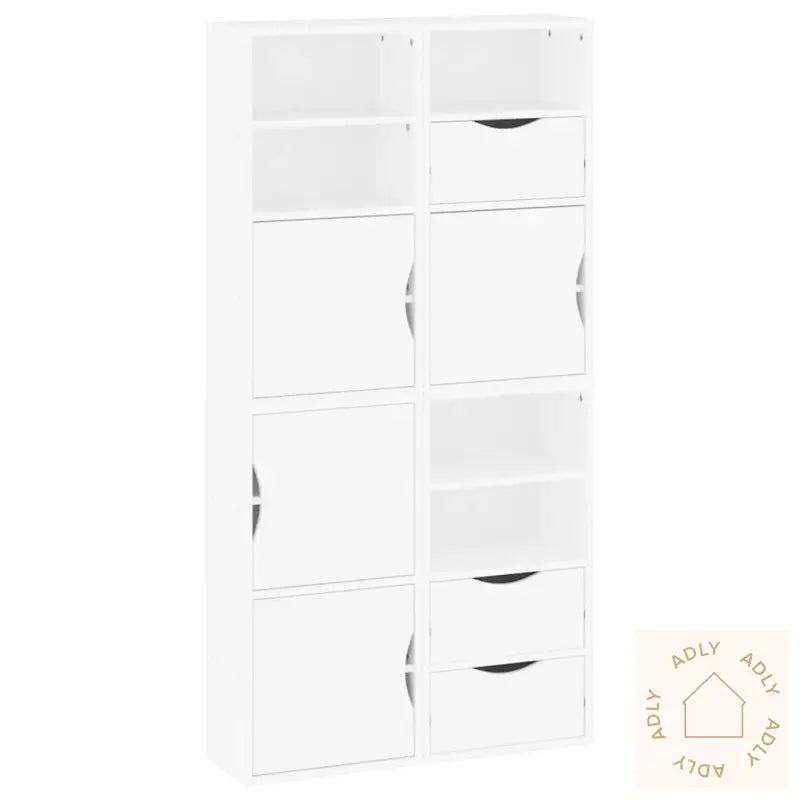 Sideskap 4 Stk Odda Hvit 40X24X79 Cm Heltre Furu