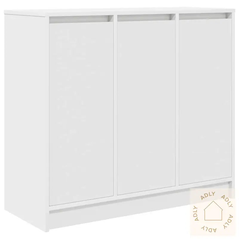 Skjenk Hvit 85X34X76 Cm Konstruert Tre