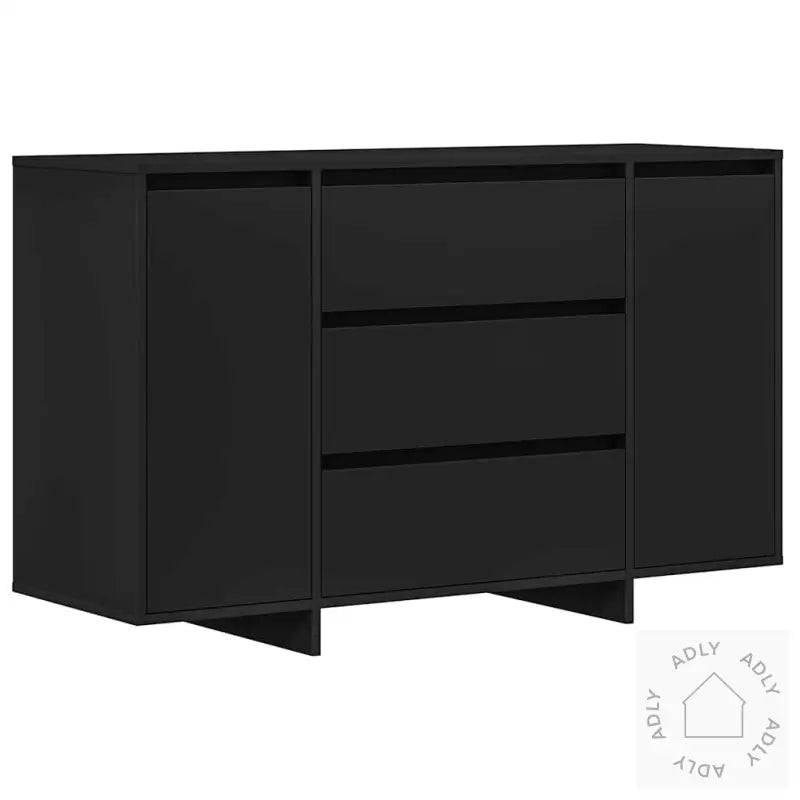 Skjenk Svart 120X41X75 Cm Konstruert Tre