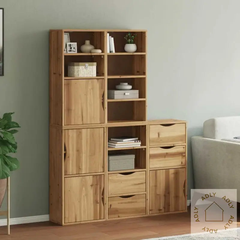 Sideskap 5 Stk Odda 40X24X79 Cm Heltre Furu