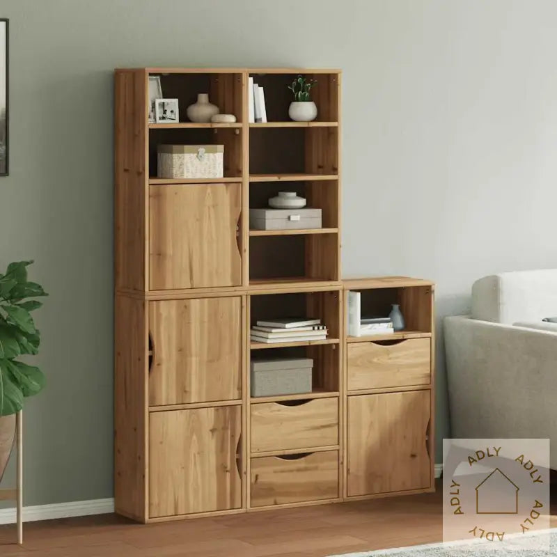 Sideskap 5 Stk Odda 40X24X79 Cm Heltre Furu