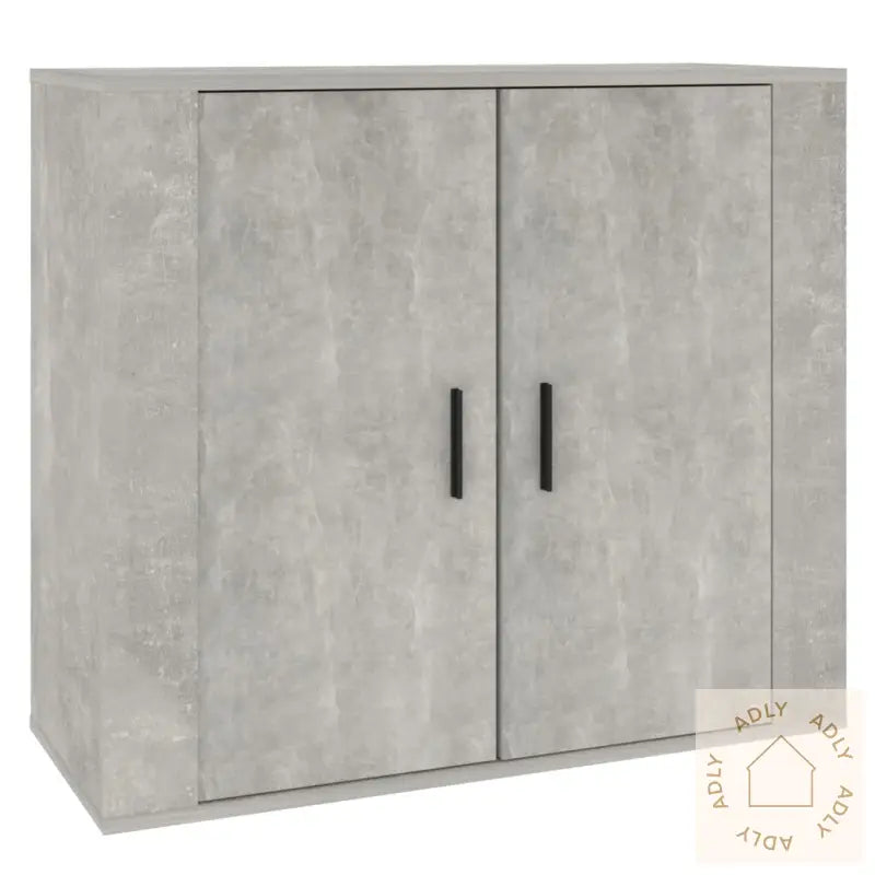 Skjenk Betonggrå 80X33X70 Cm Konstruert Tre