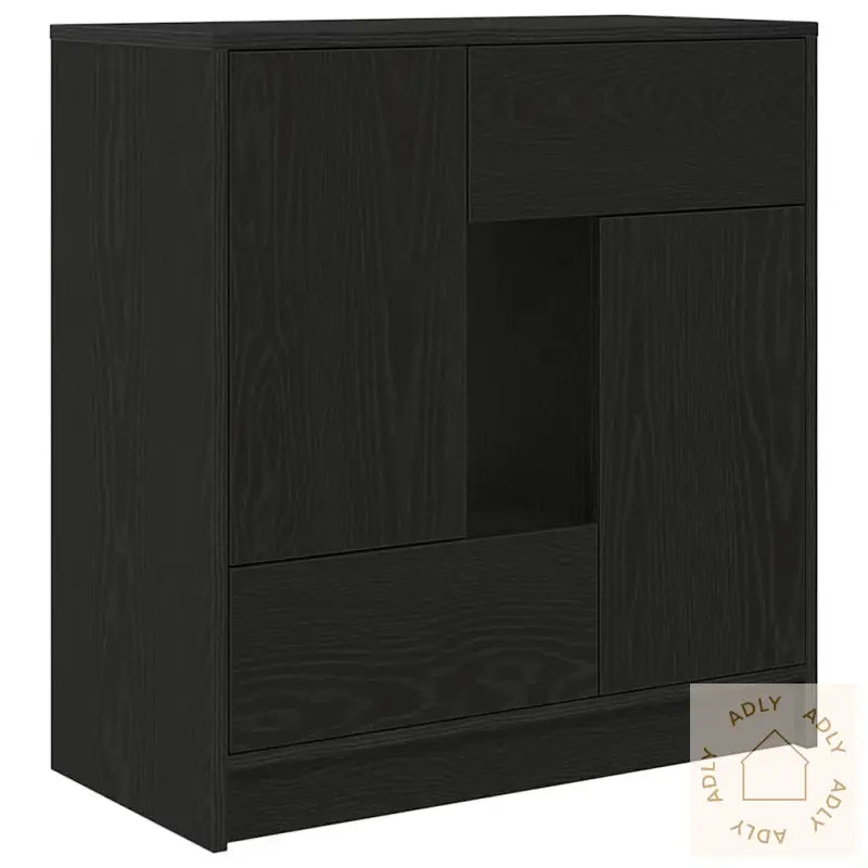 Skjenk Med Skuffer Og Dører Hvit 70,5X34X74,5 Cm