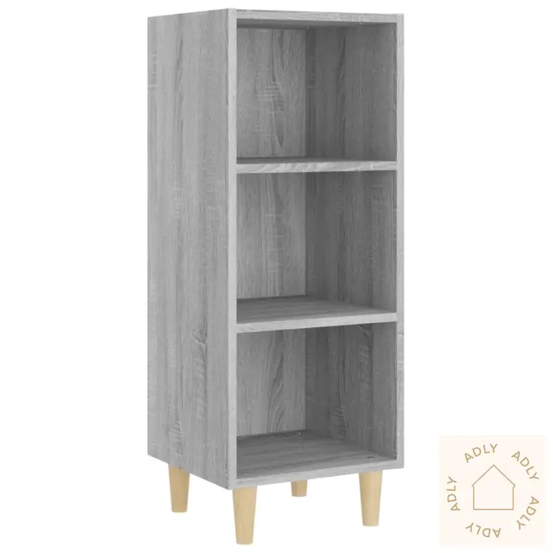Skjenk Grå Sonoma 34,5X32,5X90 Cm Konstruert Tre