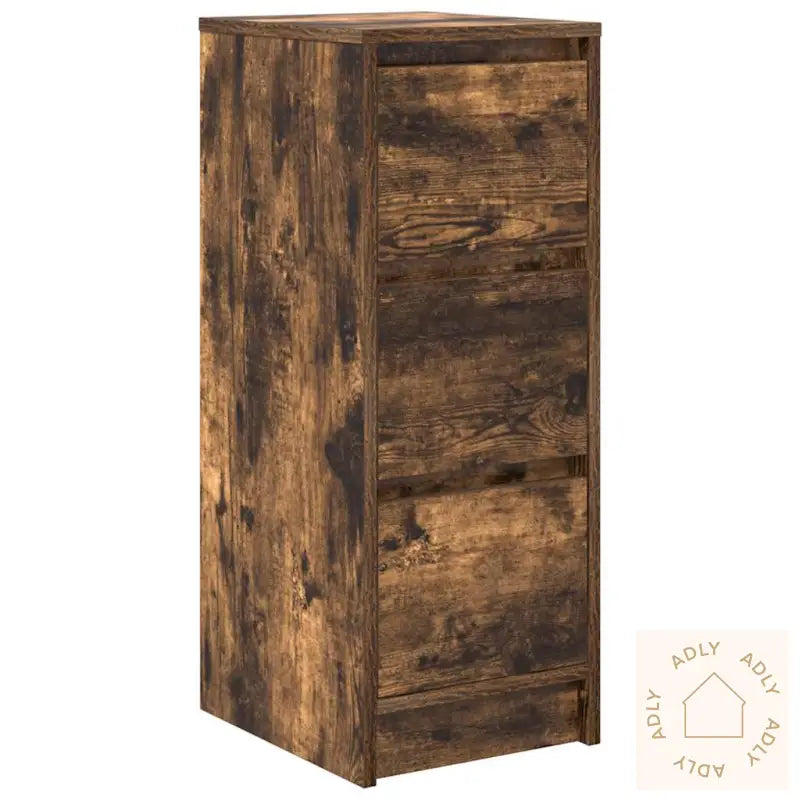 Skjenk Røkt Eik 29,5X34X76 Cm Konstruert Tre