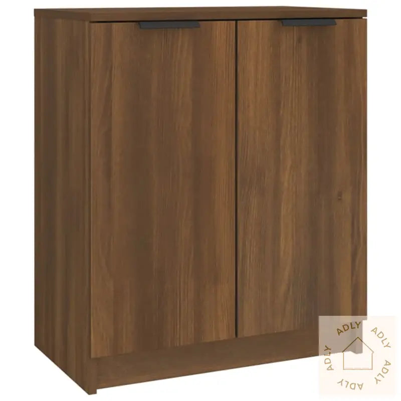 Skohylle Brun Eik 59X35X70 Cm Konstruert Tre