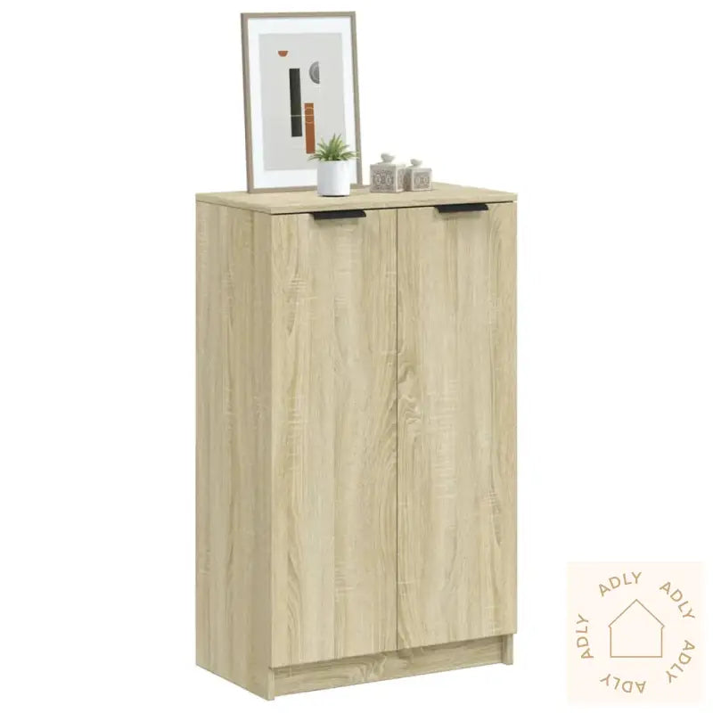 Skoskap Sonoma Eik 59X35X100 Cm Konstruert Tre