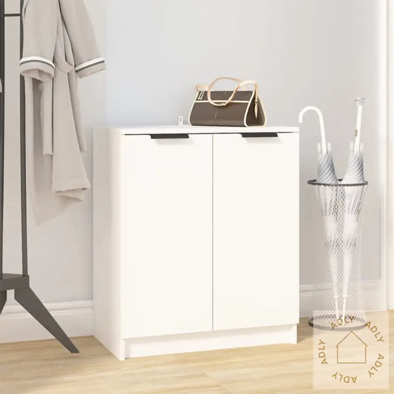 Skoskap Hvit 59X35X70 Cm Konstruert Tre
