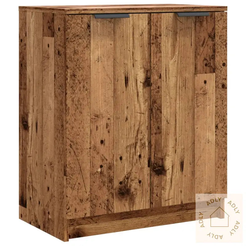 Skoskap Gammelt Tre 59X35X70 Cm Konstruert Tre