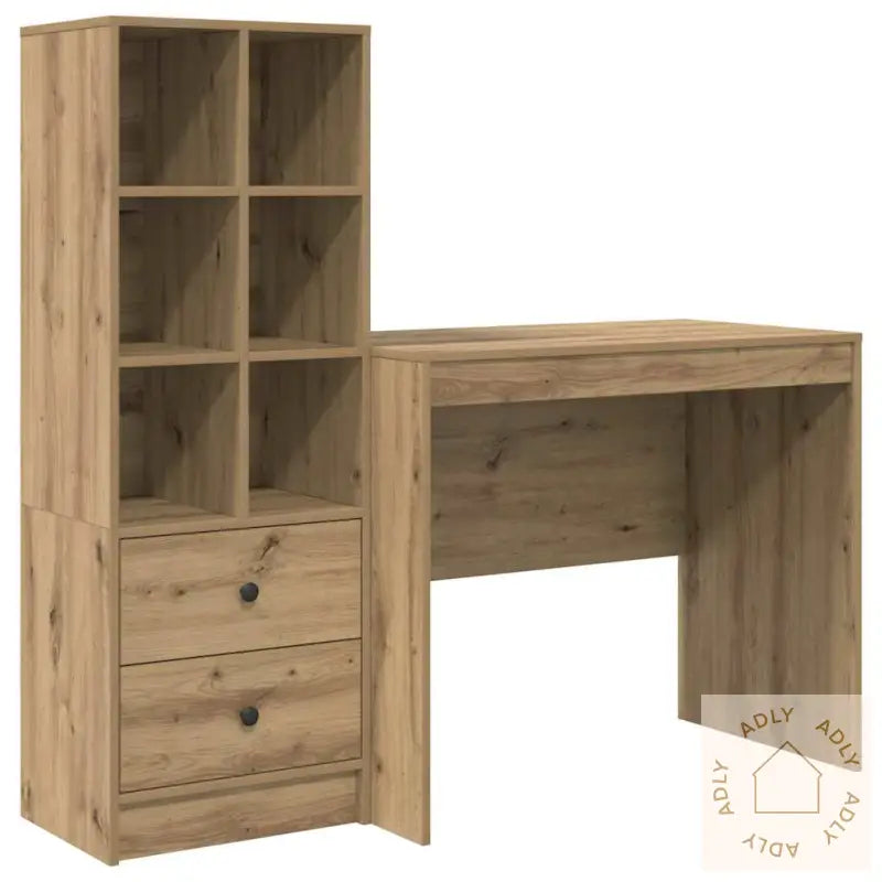 Skrivebord Med Lagringsplass Artisan Eik Konstruert Tre