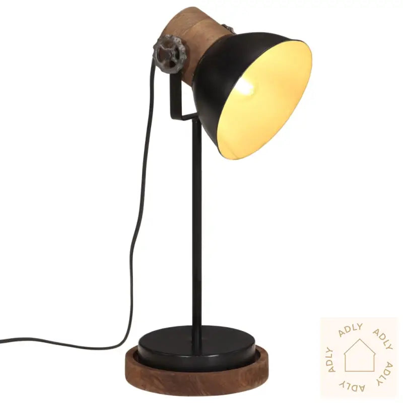 Skrivebordslampe 25 W Svart 17X17X50 Cm E27