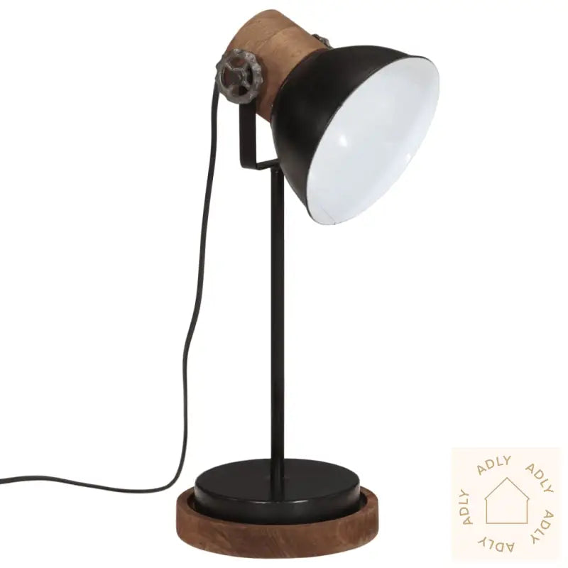 Skrivebordslampe 25 W Svart 17X17X50 Cm E27