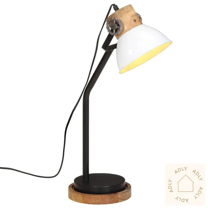 Skrivebordslampe 25 W Hvit 18X18X60 Cm E27