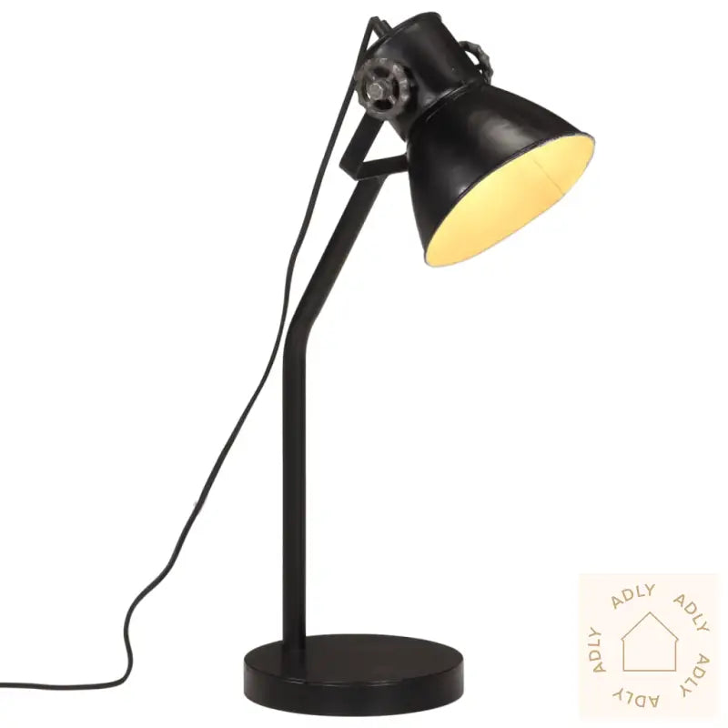 Skrivebordslampe 25 W Svart 17X17X60 Cm E27