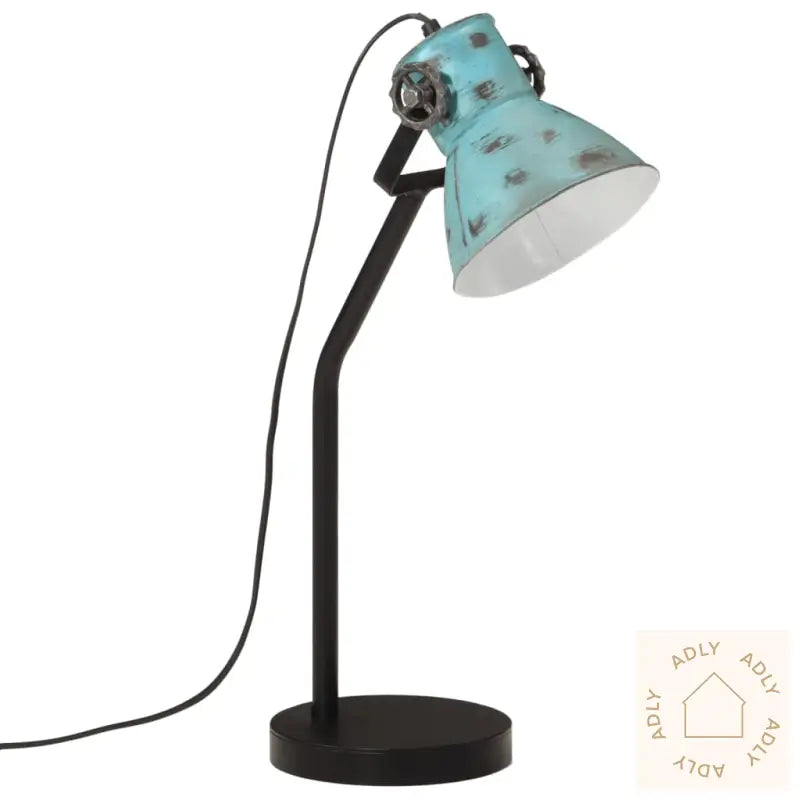 Skrivebordslampe 25 W Denimblå 17X17X60 Cm E27