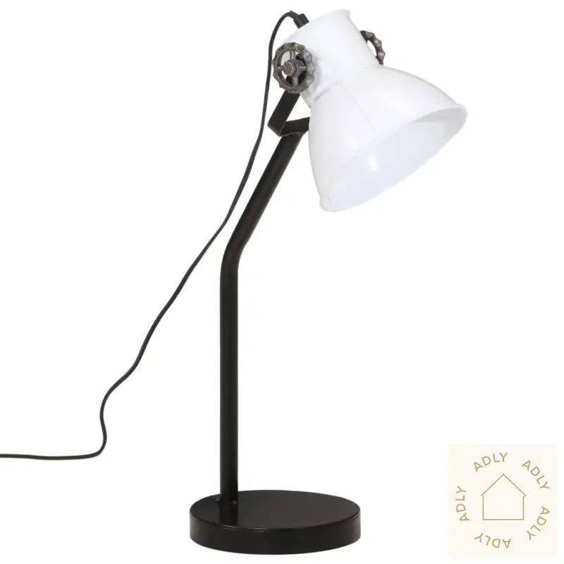 Skrivebordslampe 25 W Hvit 17X17X60 Cm E27