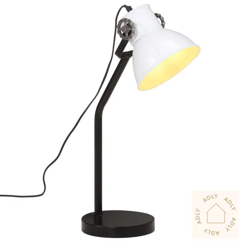 Skrivebordslampe 25 W Hvit 17X17X60 Cm E27