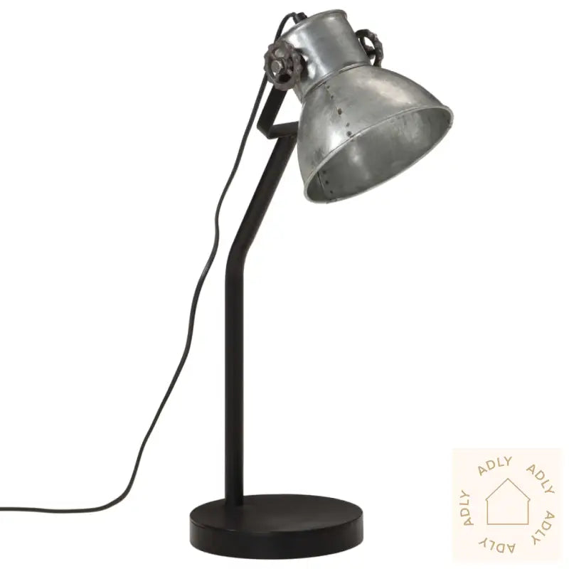 Skrivebordslampe 25 W Vintage Sølv 17X17X60 Cm E27