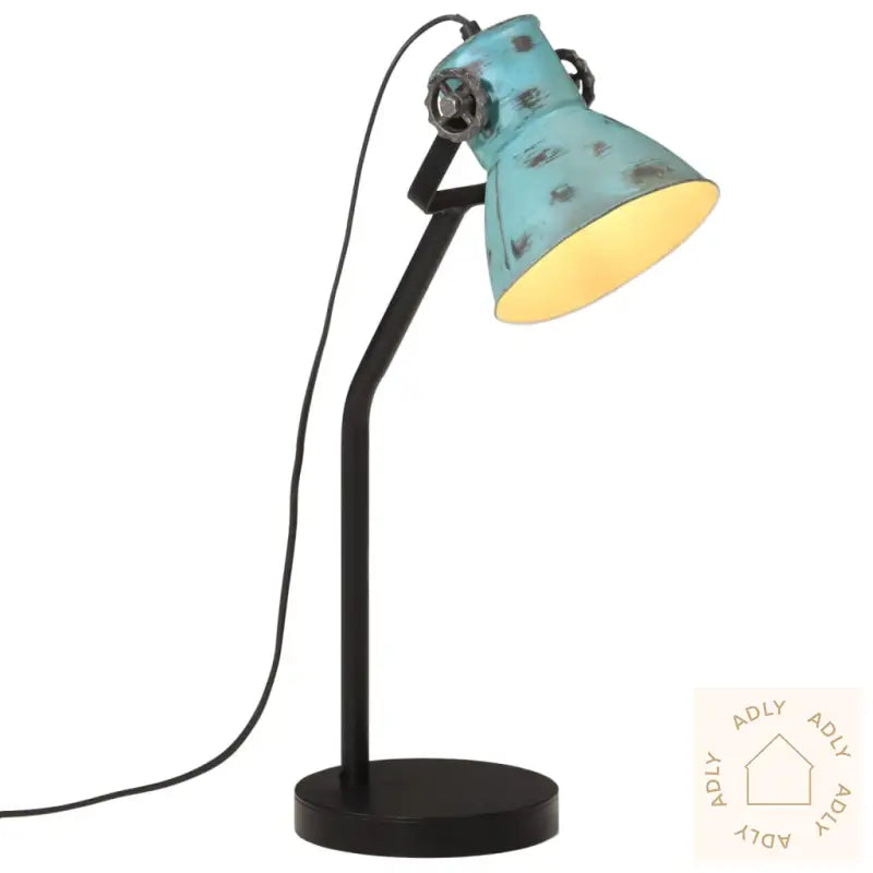 Skrivebordslampe 25 W Denimblå 17X17X60 Cm E27