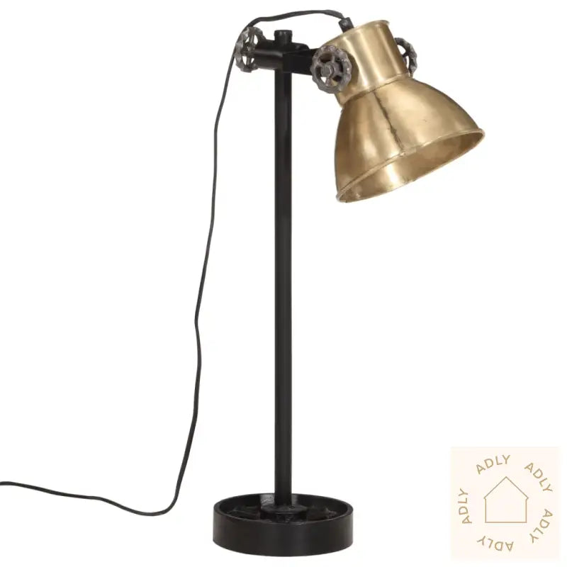 Skrivebordslampe 25 W Antikk Messing 15X15X55 Cm E27