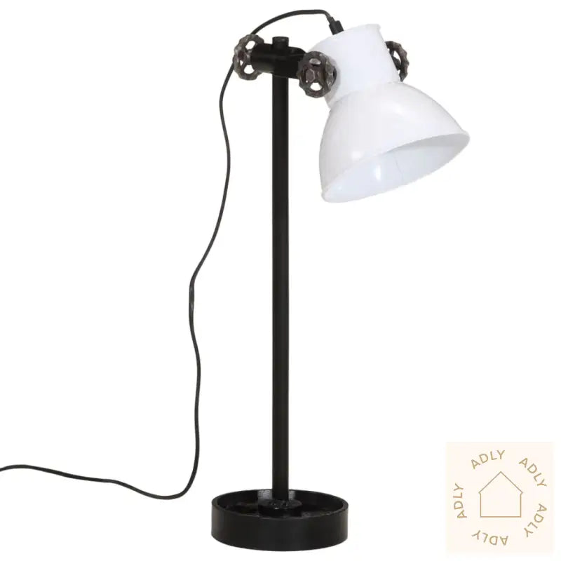 Skrivebordslampe 25 W Hvit 15X15X55 Cm E27