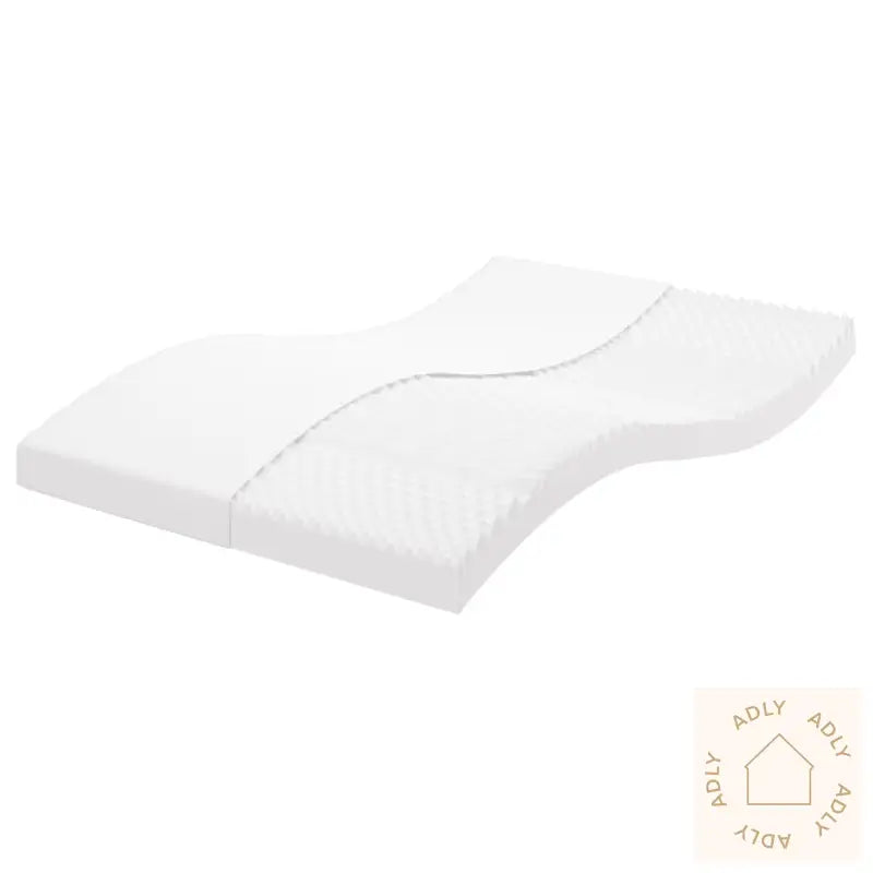 Skummadrass Hvit 120X200 Cm 7-Zone Hardhet 20 Ild