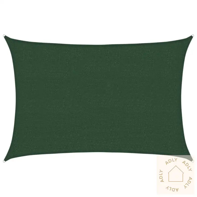 Solseil 160 G/M² Mørkegrønn 2,5X3,5 M Hdpe