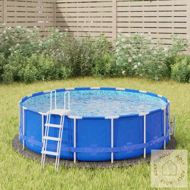 Bassengduk Lysegrå Ø244 Cm Polyester Geotekstil