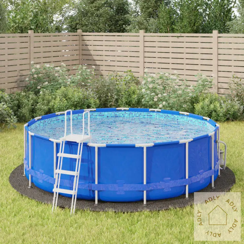 Bassengduk Lysegrå Ø428 Cm Polyester Geotekstil