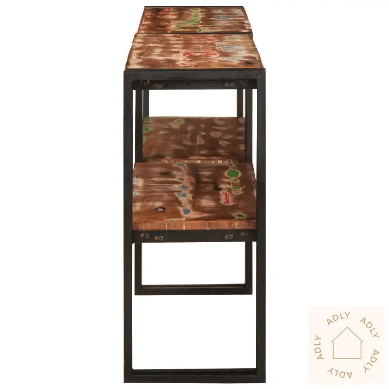 Konsollbord 160X33X75 Cm Solid Tre Gjenvunnet