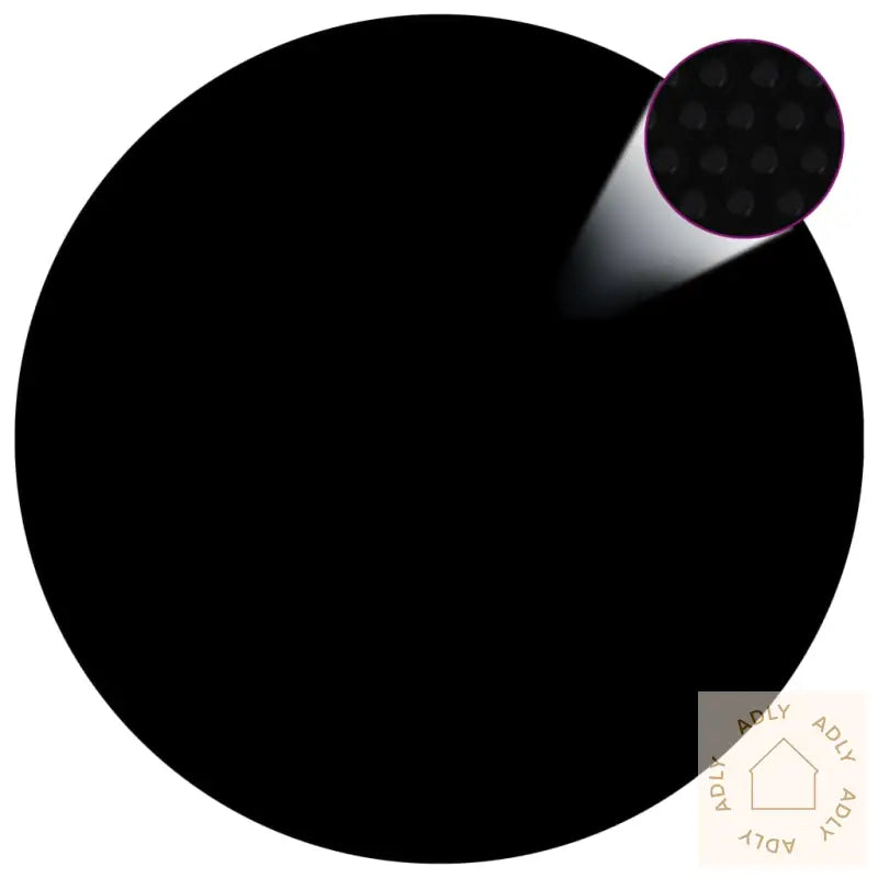Flytende Solarduk Til Basseng Pe 381 Cm Svart Og Blå